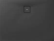 Breuer Duschwanne Modern Line Anthrazit Rechteck, 80x120 cm, Höhe: 3,5 cm