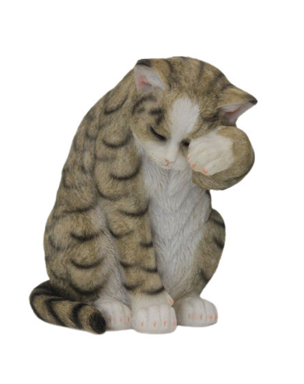 THUN Dekofigur Katze Mit Ampulle Und Fisch – Keramik, 18x16x20 Cm, Gastgeschenk Zur Kommunion