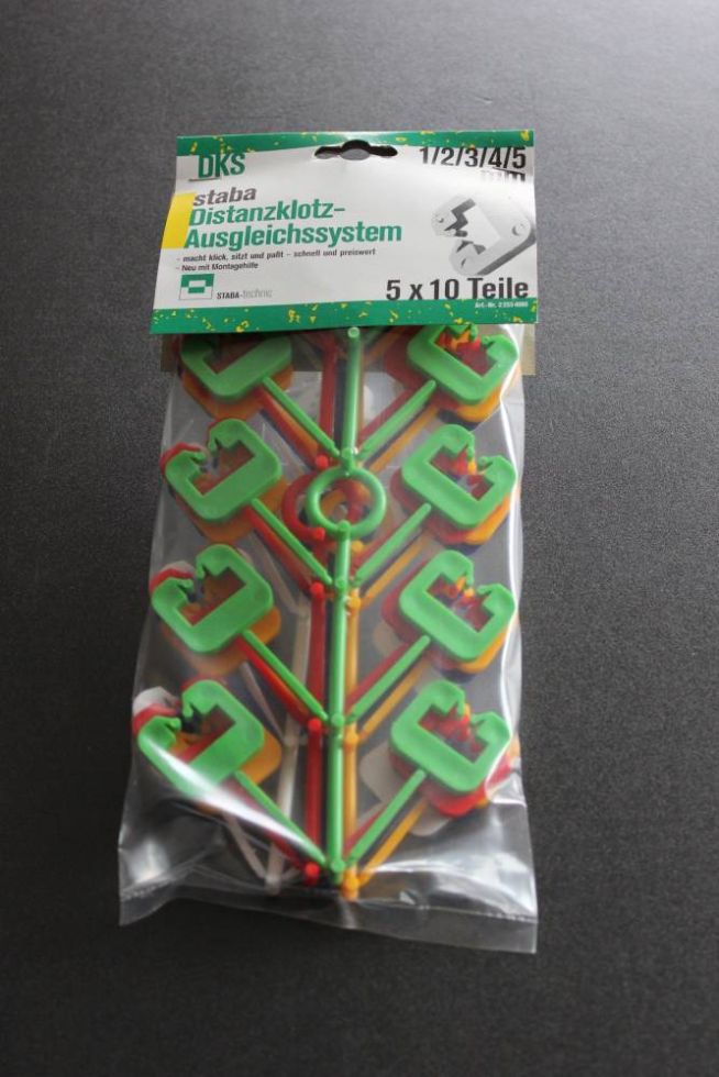 Staba Distanzklotz-Ausgleichssystem