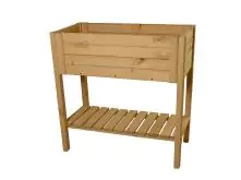 Hochbeet Kiefernholz 79 x 39 x 79 cm, inkl. Pflanzfolie