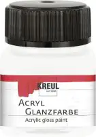 Kreul Acryl Glanzfarbe weiß 20 ml