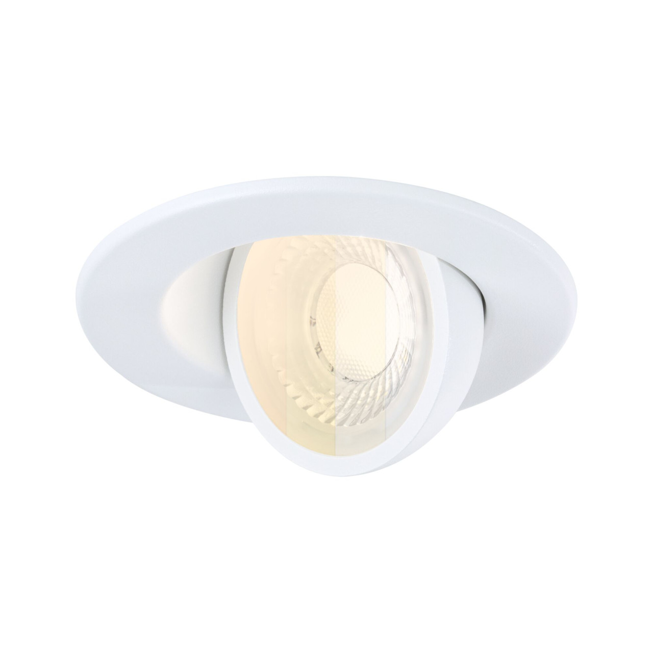 Paulmann LED-Einbauleuchte Zina 5/8 W Ø 9 cm dimmbar weiß matt