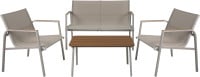 Primaster Gartenmöbel-Set Costa Polyester/Stahl