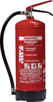 Protex Feuerlöscher PDE 6 GA Pulver Löschmittel
