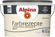 Alpina Farbrezepte Sanftes cremiges Cashmere matt 2,5 L  