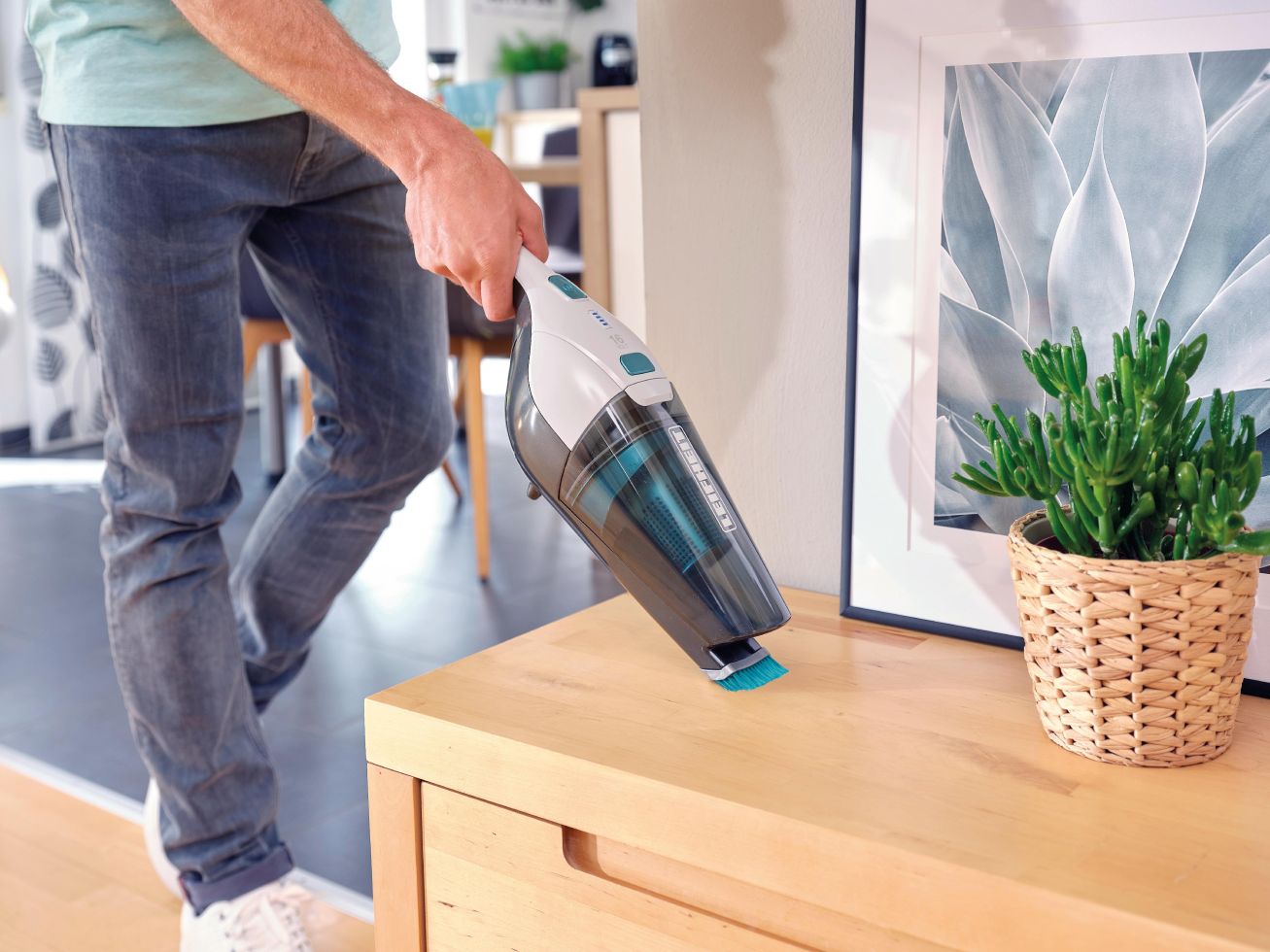 Leifheit Akku Staubsauger 2 In 1 Leifheit Akku-Staubsauger Rotaro PowerVac 2in1 mit verschiedenen