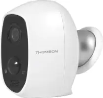 Thomson Akku-Überwachungskamera für den Innen- und Außenbereich, WLAN,