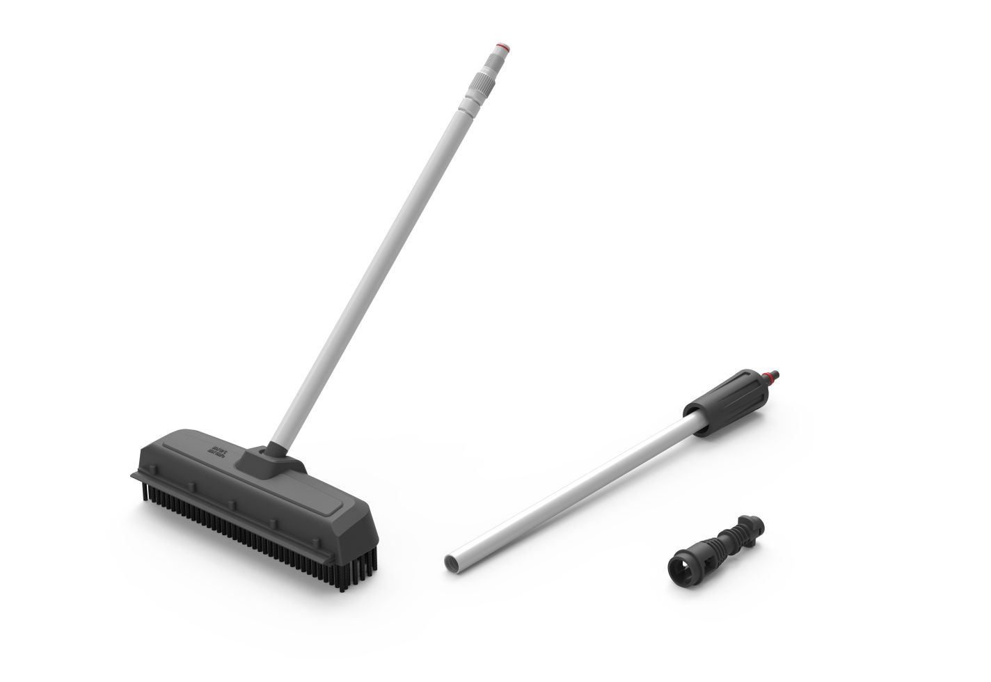 Unterbau-Hochdruckreiniger Set – 40,6 Cm Wasserbesen, 4000 PSI, Mit Stangen, Handschuh & 5 Düsen Für Auto & Terrasse