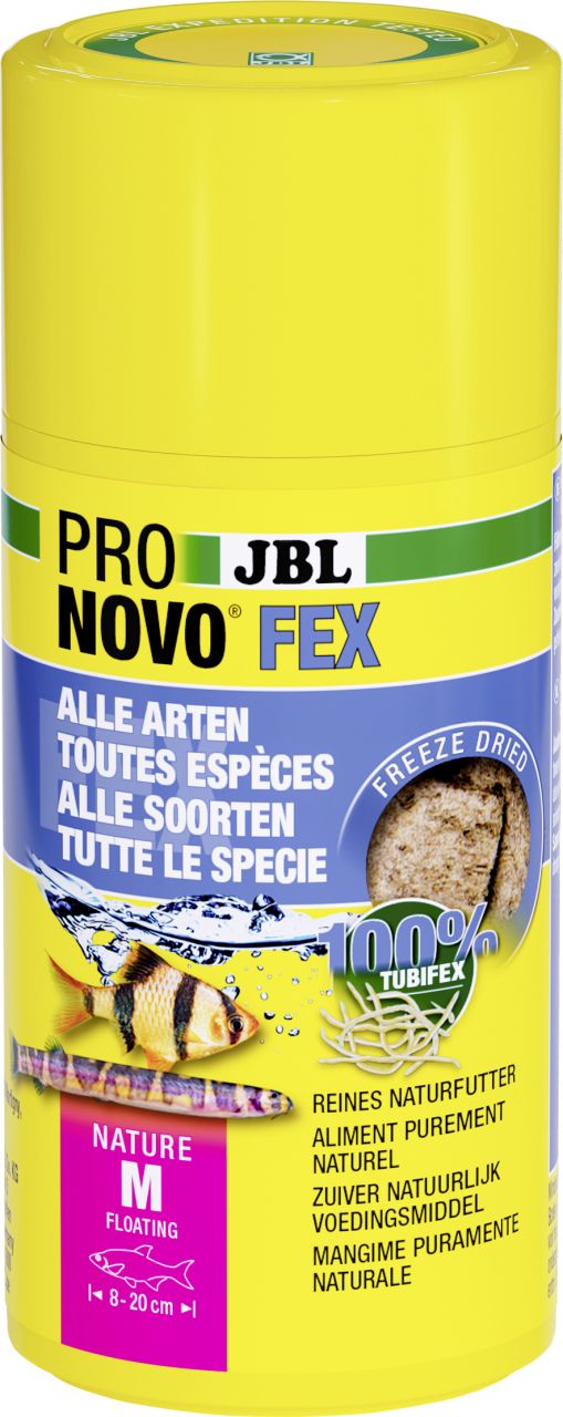 JBL Aquaristik JBL Fischfutter Pronovo Fex Tubifex-Leckerbissen Fischfutter 100 ml GLO629501316