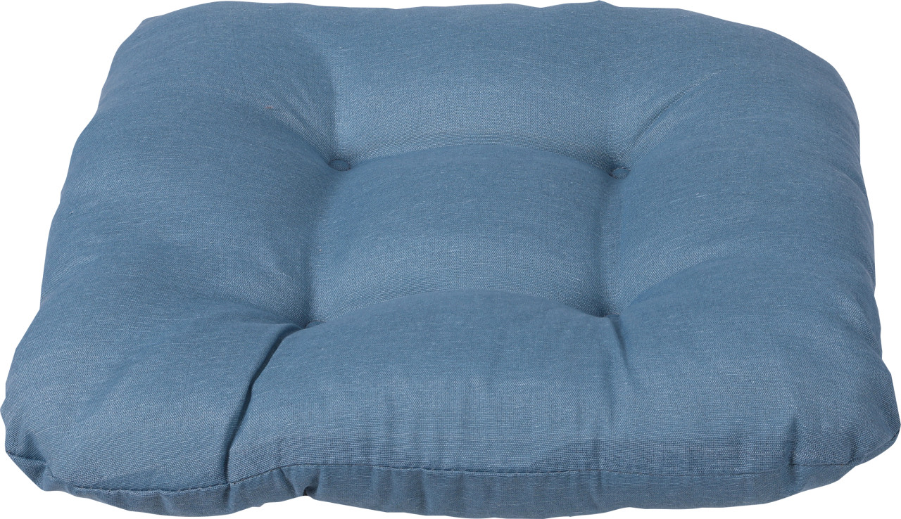 GO-DE Sitzkissen 40 x 40 cm blau