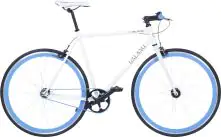 Galano Blade Fixiebike Singlespeed 28 Zoll RH 59cm 1-Gang weiß blau