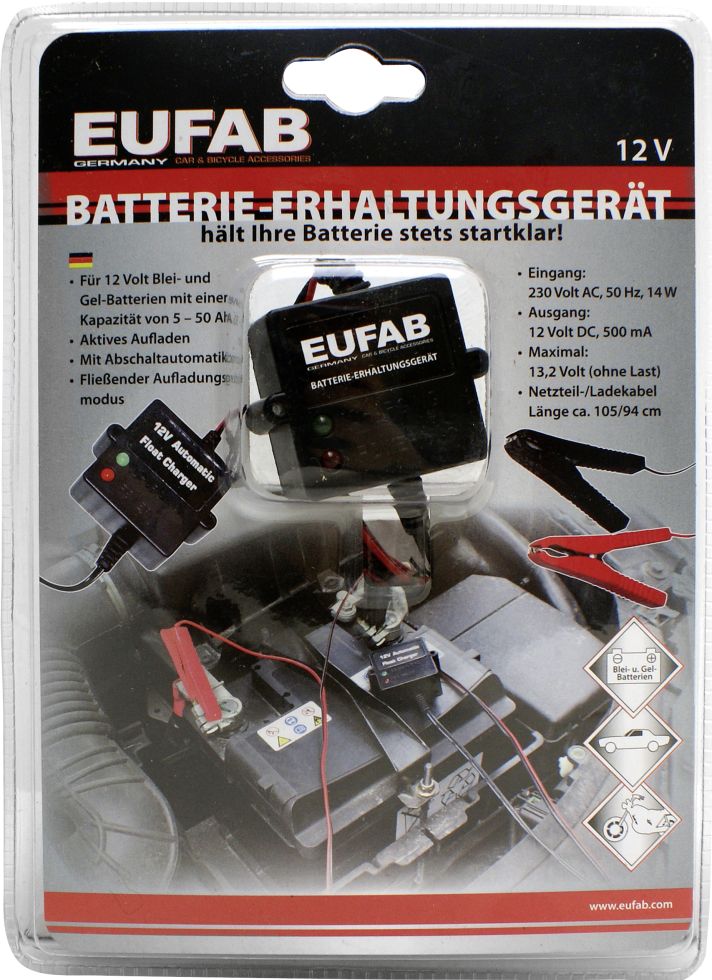 Automatico 12v Mantenimento Caricabatterie Per Wmi. Ottimizzare - Foto 3