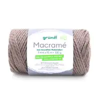 Gründl Macramé dunkle beige 330 g