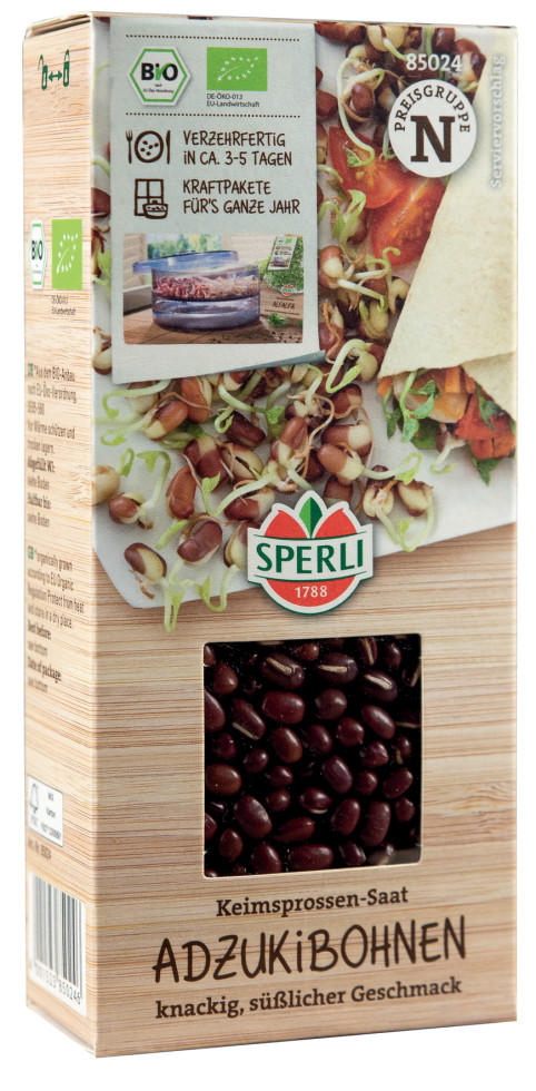 Sperli BIO Keimsprossen-Saat Adzukibohne GLO693109505