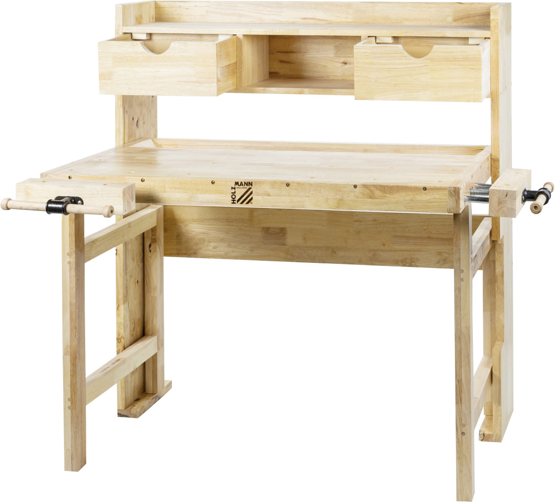 Holzmann Hobelbank WB123A inkl. 4 Metallbankhaken Ø 16 mm