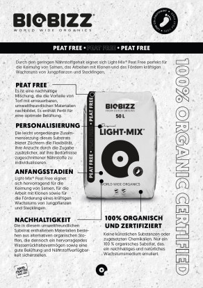 Blumenerde LightMix torffrei 50 Liter kaufen Globus Baumarkt