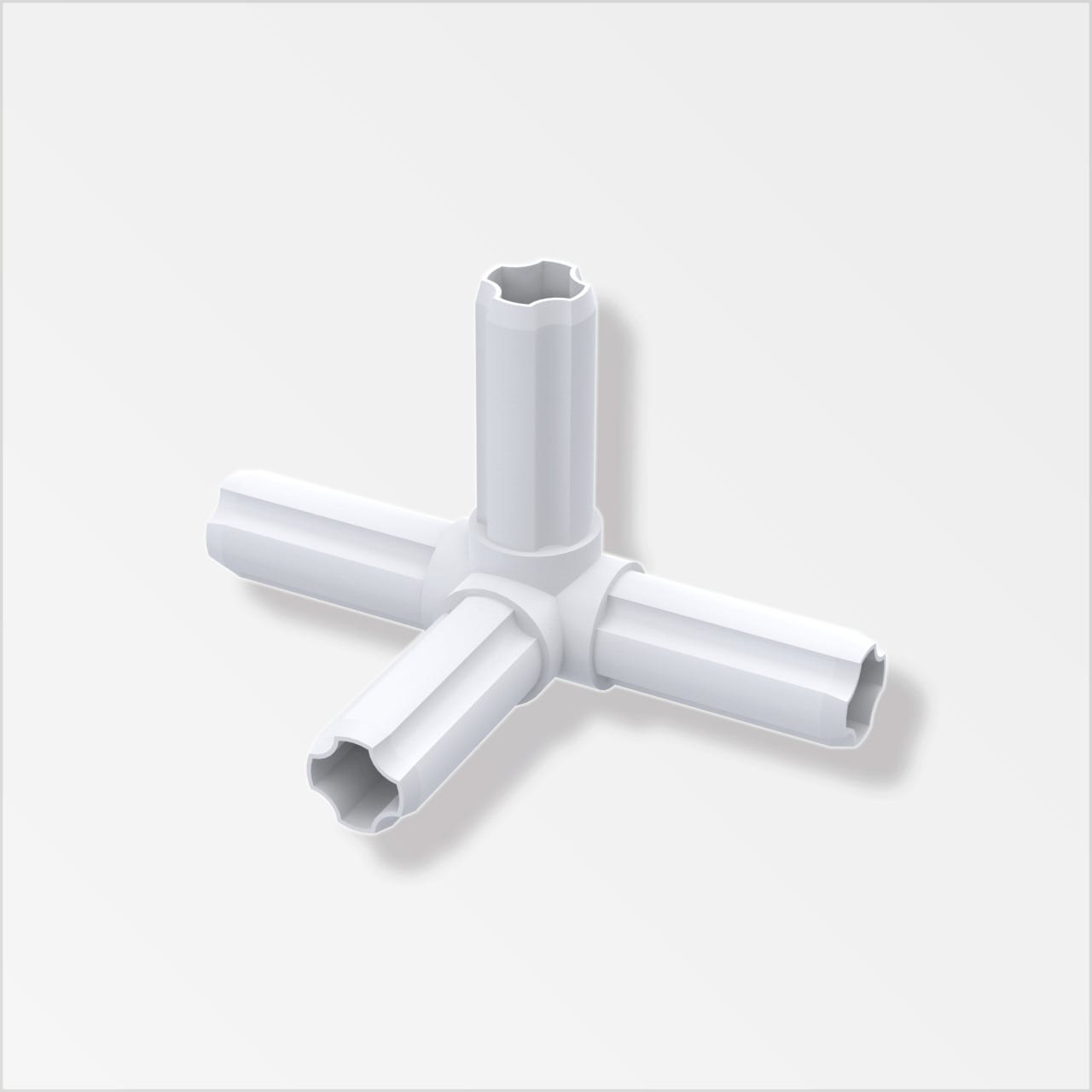 alfer Combitech connect Knotenverbinder Kunststoff weiß