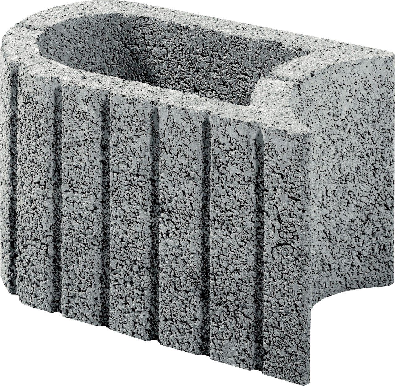 Kann Pflanzstein Mini Plus 35 x 20 x 20 cm grau GLO788100070