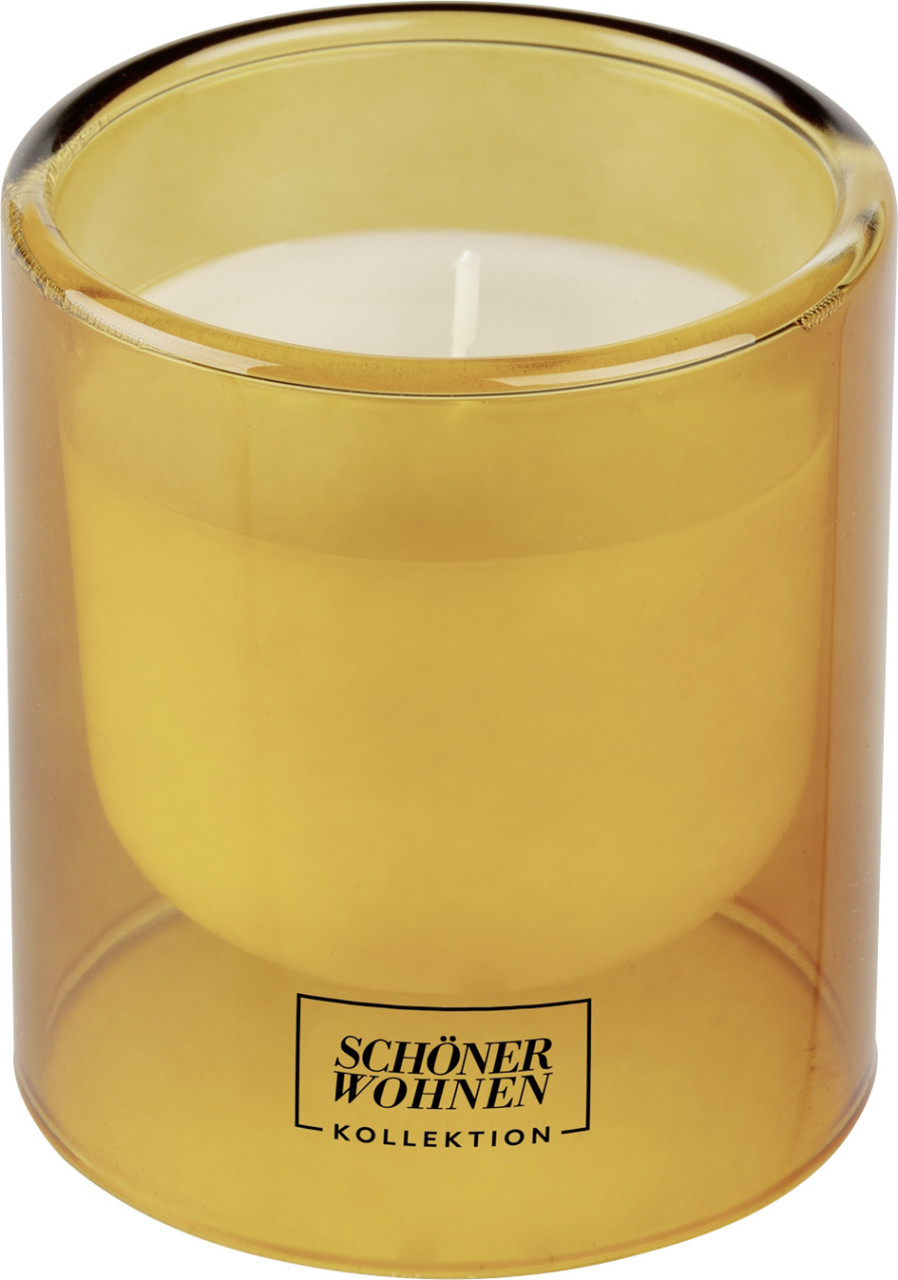 Schöner Wohnen Duftkerze im Glas S Vanille Ø 7,5 x 8 ,5 cm GLO660201616