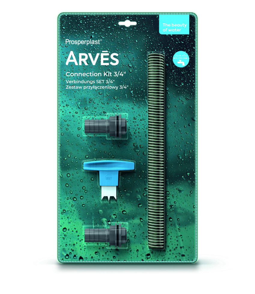 Arves Regentonnen Verbindungs Set 3/4'' (19 mm) basalt