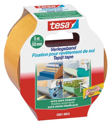tesa Verlegeband 5 m x 50 mm GLO765300221