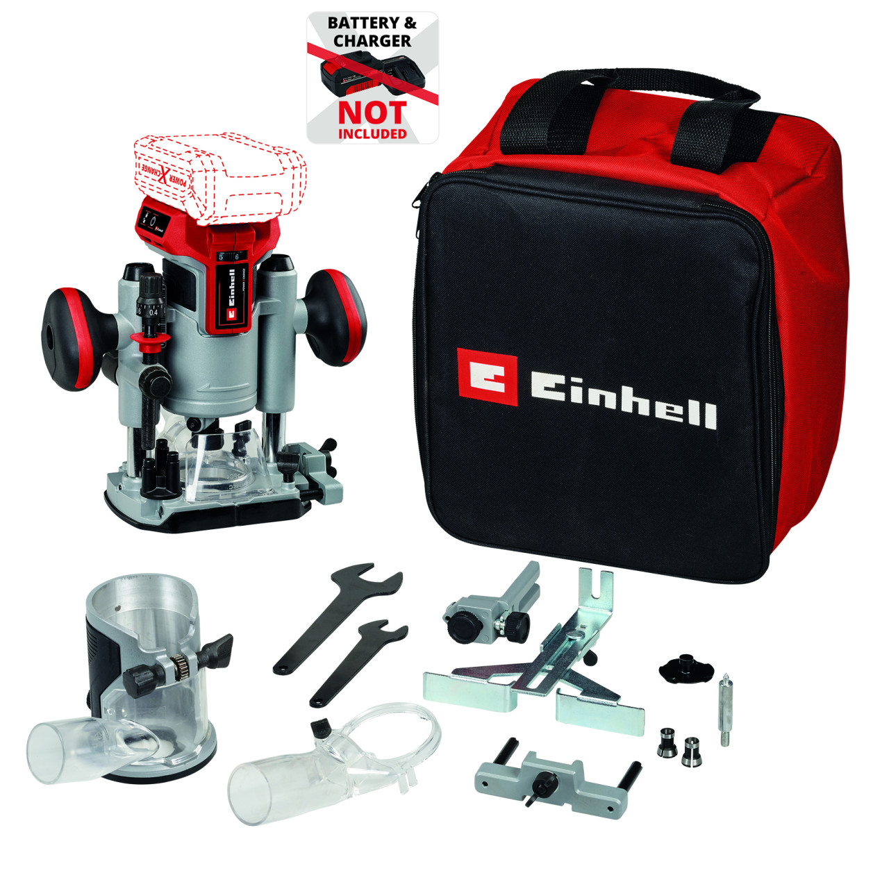 Einhell Professional Akku-Ober-/Kantenfräse TP-RO 18 Set Li BL Solo 18 V GLO761140716