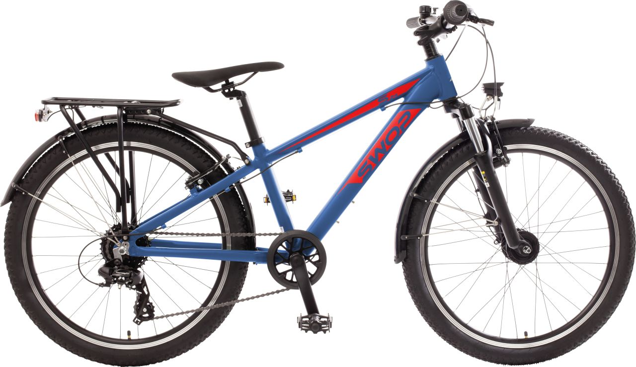 Bachtenkirch Jugendfahrrad SWOP 24 Zoll matt-blau GLO664013604