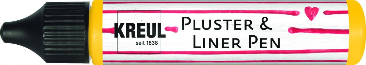Kreul PicTixx Pluster & LinerPen sonnengelb 29 ml GLO663151828